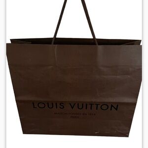 Louis Vuitton  paper shopping bag Brown Sz Media Center